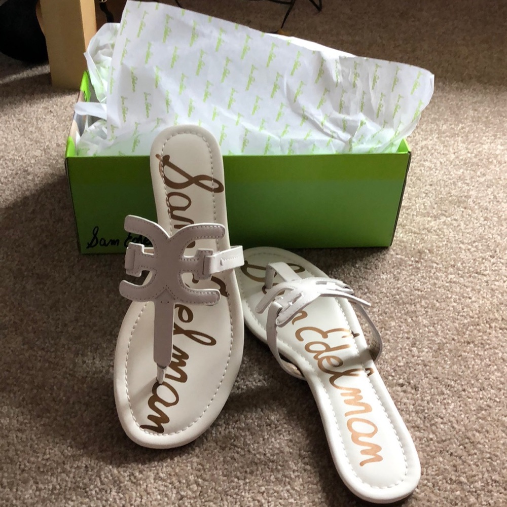NIB Sam Edelman White carter 9.5